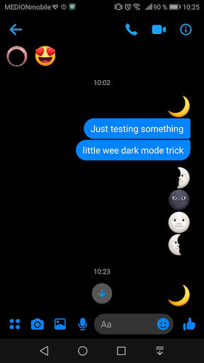 Messenger in screenshot 1