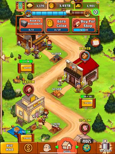 Idle Frontier: Tap Town Tycoon स्क्रीनशॉट 21