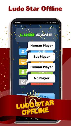 Ludo Star Offline - Free Ludo Board All Star Game screenshot 1