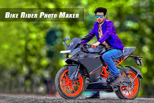 Bike Rider Photo Maker screenshot 1