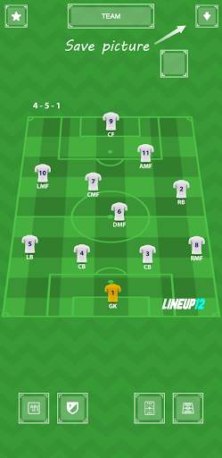 Lineup 12 - Football Lineup Builder screenshot 6