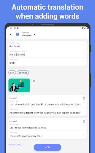 Deutsch lernen mit Lernkarten screenshot 10