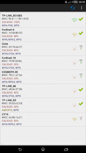 Wifi WPS Plus (Español) screenshot 1
