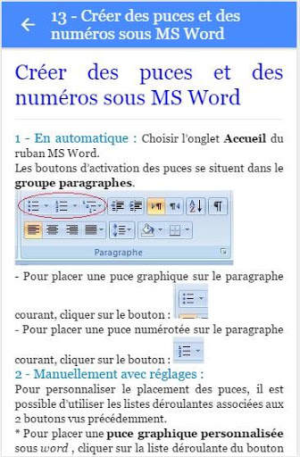 Formation-Apprendre Microsoft word screenshot 5
