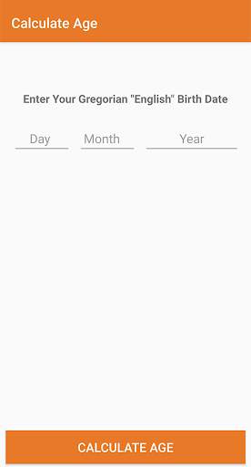Calculate Your Age "without install app" screenshot 1