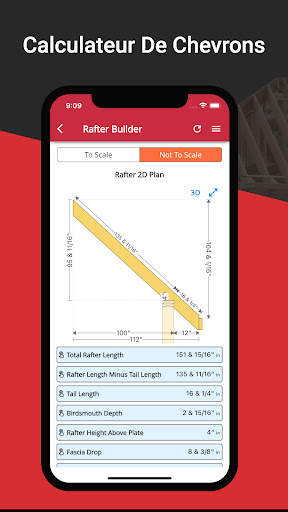RedX Roof Calculatrice de Toit screenshot 1