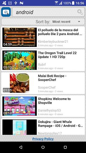 Video Search for Dailymotion screenshot 3