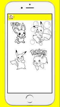 Pokemon Character Coloring Book for Children screenshot 3