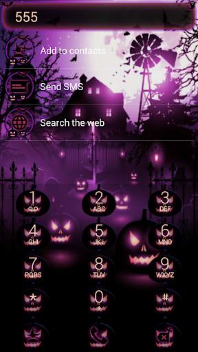 Dialer Halloween Pink Theme screenshot 3
