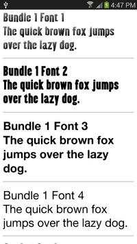 Fonts for Samsung 1000  screenshot 1