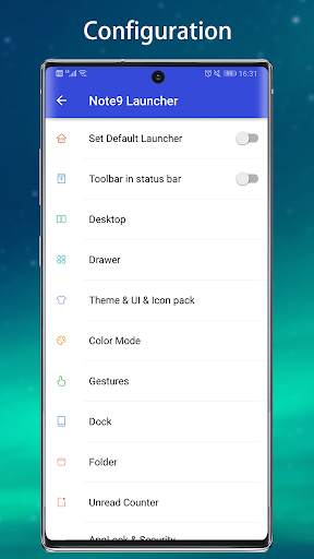 Cool Note20 Launcher Galaxy UI скриншот 8