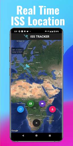 ISS TRACKER : Live Location and Video from Space screenshot 1