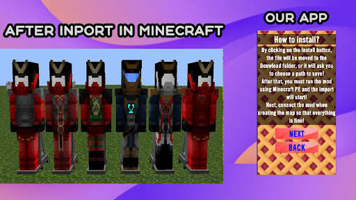 Samurai Mod Minecraft PE screenshot 2