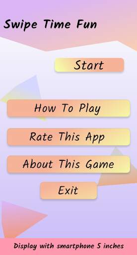 Swipe Time Fun - Permainan Swipe Layar screenshot 1