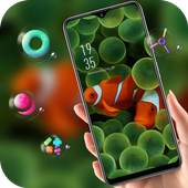 Colorful cute clownfish in the water grass theme 2.0.1
