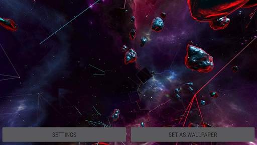 Sci_Fi Particle Plexus 3D Live Wallpaper screenshot 22