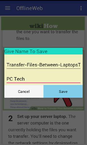 OfflineWeb 1 تصوير الشاشة