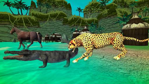 Lion Cheetah Wild Simulator screenshot 4