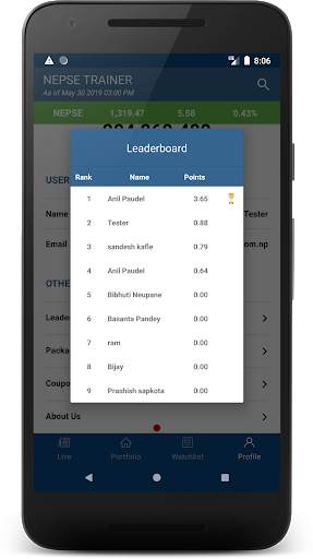 Nepse Trainer 6 تصوير الشاشة