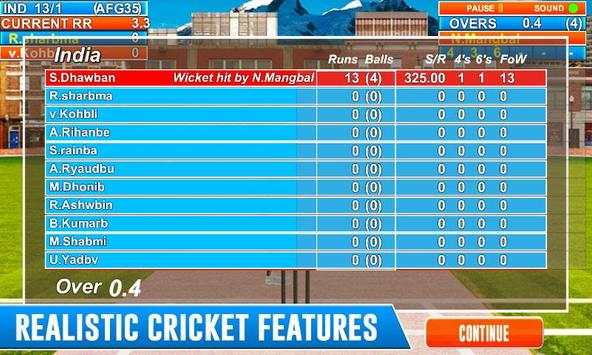 Real Street Cricket Cup 2017 screenshot 3