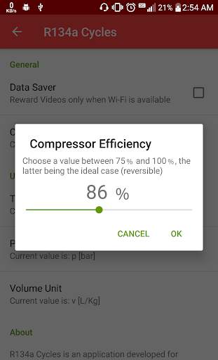 R134a Cycles - Free Version screenshot 3