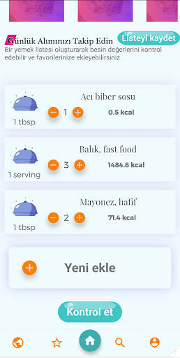 Sağlığım için besinler screenshot 4
