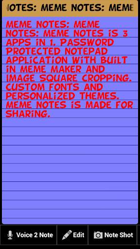 Meme Notes - 3 Apps In 1 screenshot 12