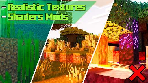 Realistic mod for minecraft screenshot 1