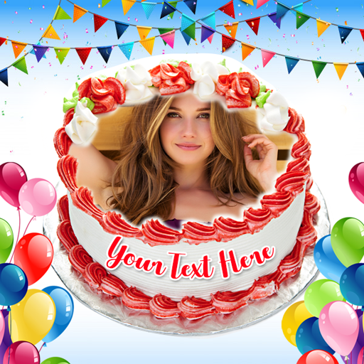 Birthday Cake Photo Frames with Name and Photo icon