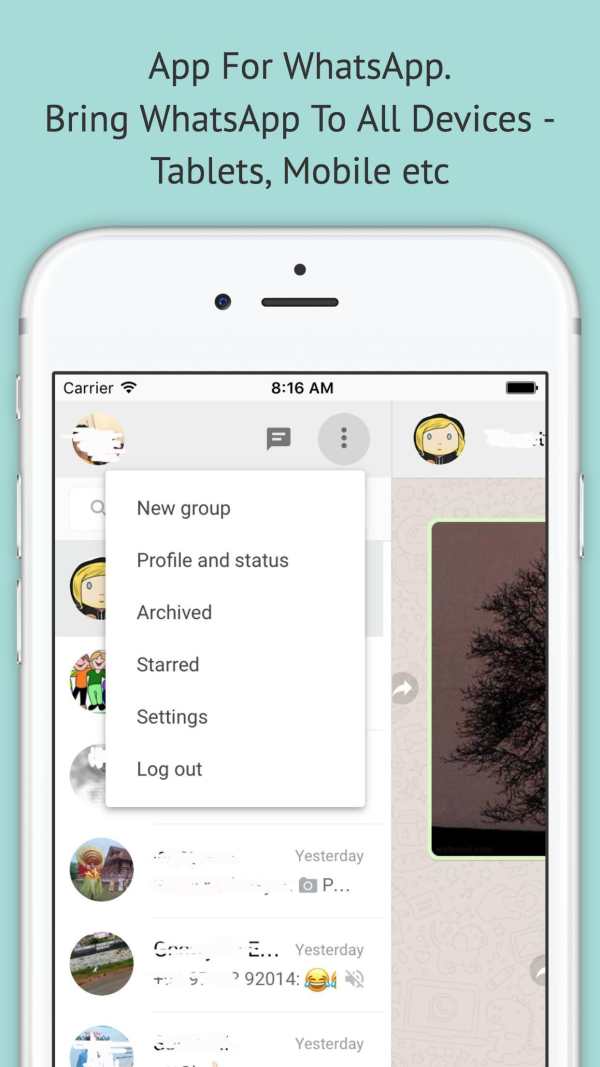 WhatsMe - App For WhatsApp screenshot 1