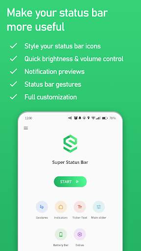 Super Status Bar - Customize screenshot 1