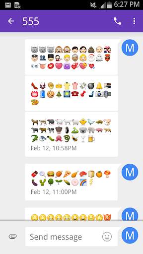 Emoji Fonts for FlipFont 5 1 تصوير الشاشة