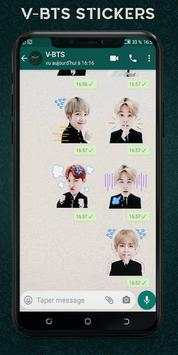 V Stickers for WhatsApp screenshot 4