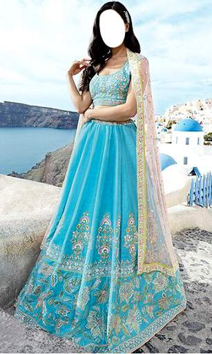Half saree Photo Suit 9 تصوير الشاشة