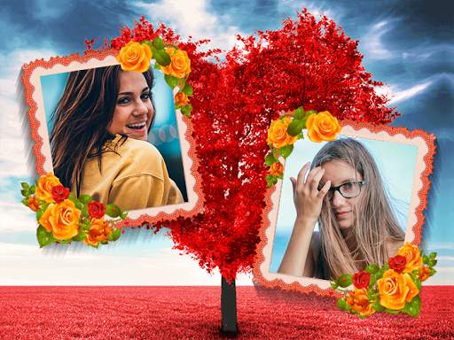 Nature Dual Frames: Photo Editor & Wallpaper Maker screenshot 2