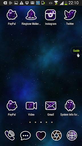 Free Galaxy Theme Icon Pack for Launchers screenshot 5