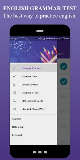 English Grammar Test - Grammar Practice screenshot 1
