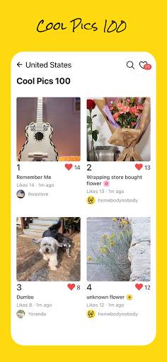SweepChart: Like, Follow, Rank screenshot 3