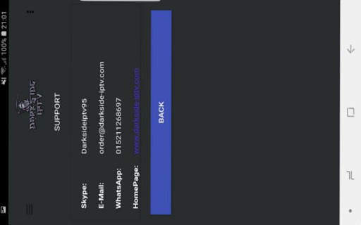 Darkside-IPTV Player screenshot 2