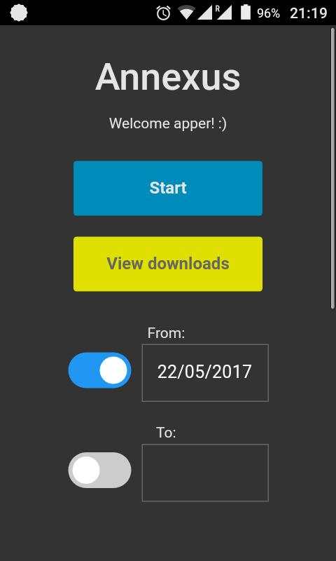 Annexus - Backup email 1 تصوير الشاشة