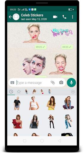 Miley Cyrus WAStickerApps : Stickers for Whatsapp screenshot 6
