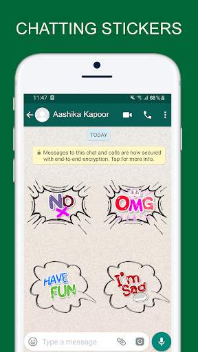Chatting Stickers For Whatsapp screenshot 1