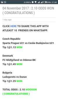 KING TIPSTER SOCCER PREDICTIONS screenshot 3