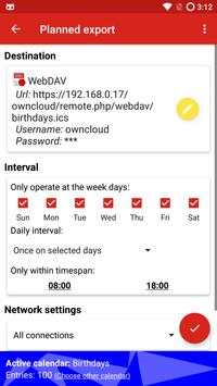 iCal Import/Export CalDAV screenshot 7