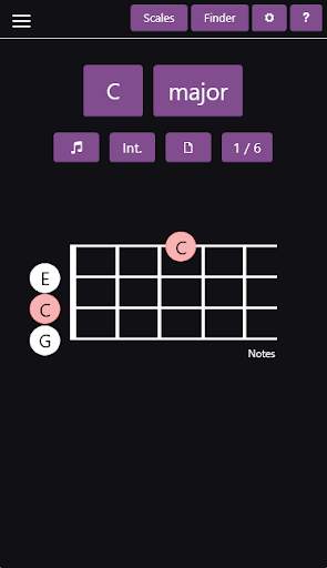 Ukulele Chords & Scales (free) screenshot 1