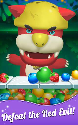 Jungle Fruit Splash: A match 3 game screenshot 2