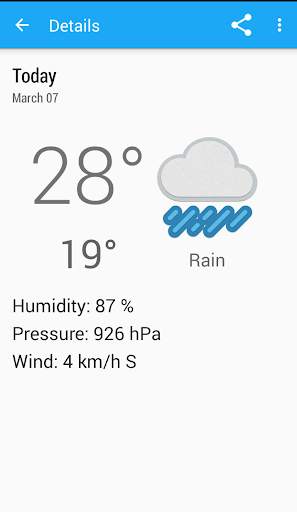 Weather screenshot 2