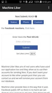 Machine Liker screenshot 4