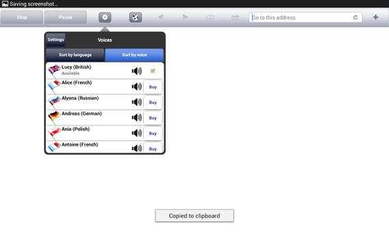 TalkingWeb Talking Browser screenshot 2