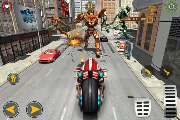 Moto Robot Transform Game screenshot 1